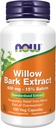 Nyní Potraviny doplňky, White Willow Bark 400 mg s 15% Salicin, Standardizovaný extrakt, 100 Veg Kapsle