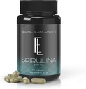 Enchanted Living Spirulina Kapsle - 90 x 500 mg, High-Potency Plant- Based Superfood, doplňky, Non- GMO Zeleninové celulosy Vegan Friendly Kapsle