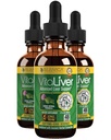 VitaEquity - dodatek pro zdraví jater - Podpora vyčištění a detox jater - Liquid Delivery for Absorption - Milk Thistle, Artichoke, Chanca Piedra, Dandelion & Více!