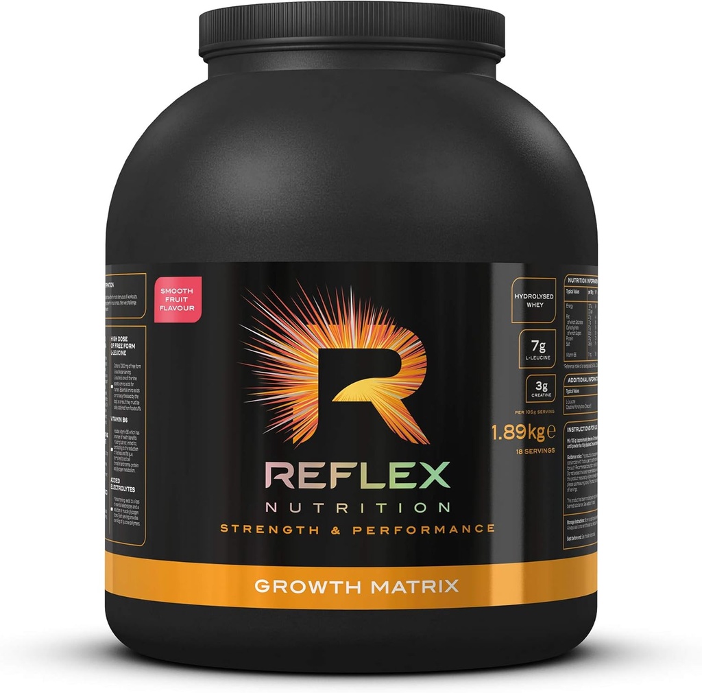Reflex Nutrition - Growth Matrix (1.89Kg) - hladké ovoce