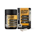 ONNIT Alfa Mozek Nootropní Mozek Dodatek pro zaměření, Paměť, Duševní jasnost, Kognitivní podpora s L- Theanin a vitamin B6, 30 Hrací kapsle