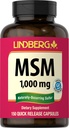Lindberg MSM Kapsle 1000mg CLAS124; 150 Pills CLAS124; Doplněk pro ženy a muže CLAS124; Methylsulfonylmethan CLAS124; Non- GMO, gluten zdarma