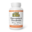 Přírodní faktory Glucosamine & Chondroitin - Podporuje zdravé klouby a konektivitu tkáně - Non- GMO & gluten- Free - 60 Kapsle (20 Služeb)
