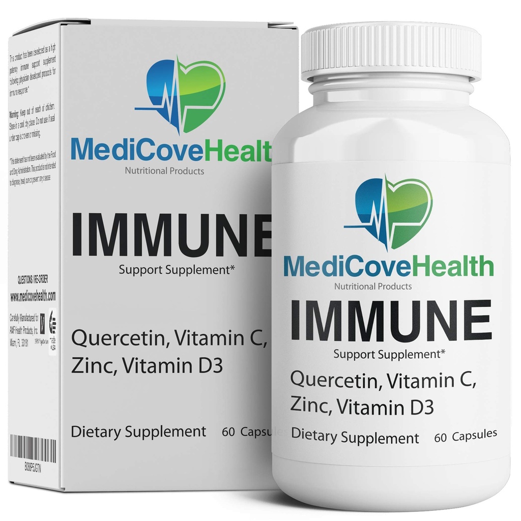 Imunitní podpora slonoviny: Quercetin, Vitamin C, Zinek, Vitamin D3