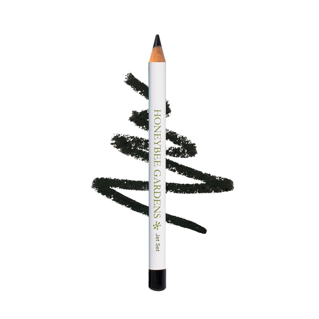 Honeybee Zahrady Efforeless Eye Liner Pencil v Jet Set Black, Bohatá pigmentace, hladký, Long- wearing, Vegan, gluten- Free