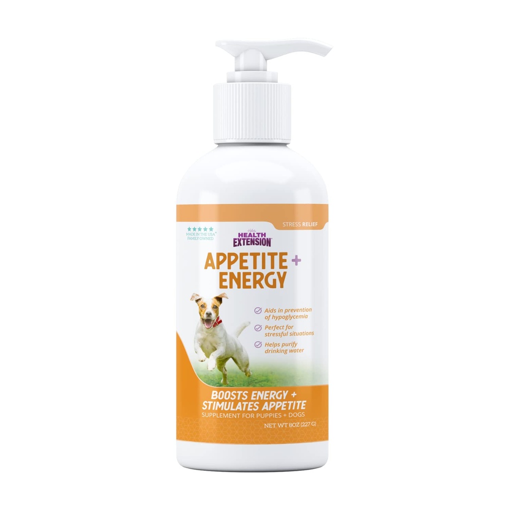 Zdravotní rozšíření Stres Relief dodatek pro psy, 8 oz - Appetite & Energy Boost, Prevents Hypoglycemie, obohacený o vitamín B