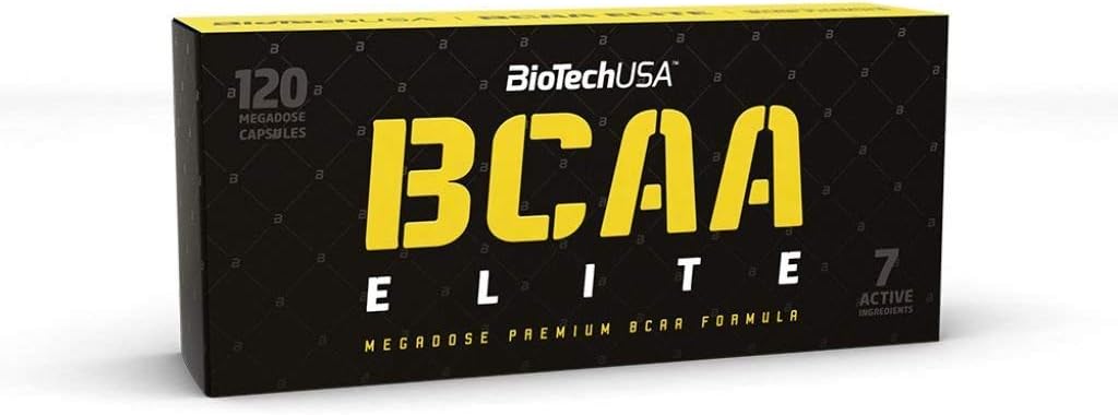 BioTechUSA Elite Series BCAA Elite 120 Kapsle Aminokyseliny s L- Leucin, L- Isoleucin a L- Valine. Dodatek BCAA