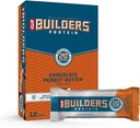 Clif Builders - Protein Bary - Čokoládové arašídové máslo Flavor - 20g Protein - Gluten Free (2.4 Ounce, 12 Počet)
