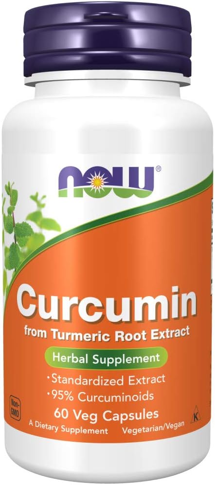 Nyní Potraviny, Curcumin Extract 95, 60 Veg Kapsle