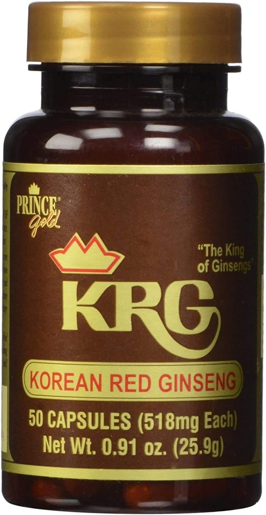 Kapsle Prince Gold ® Korean Red Ginseng (50 ct)