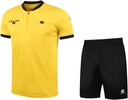 KELME Pro Soccer Referee Jersey Uniform Short Sleeve - Zahrnuje Ref Shirt and Shorts