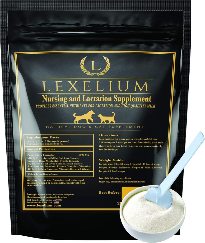 Doplněk k ošetřovatelství a vitaminy pro ošetřující psy a kočky - Doplněk k ošetřovatelství, kojení a rekonvalescenci pro chovatele - Muscle & Mental Development for Puppies and Koťata - 200g