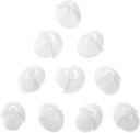 MEDca Sluchová pomoc Standardní přijímač Tulip Domes Kompatibilní s GN Resound Sure Fit - 10- Pcs Universal Invisible Tip Náhrada Ušní Domy pro BTE PSAP zesilovače sluchu a Open Fit modely, Clear