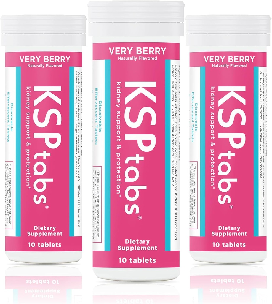 Všechny přírodní hydratace & Ledviny doplněk zdraví pro boj Oxalát vápníku Crystal Formation, Velmi Berry-3 Pack