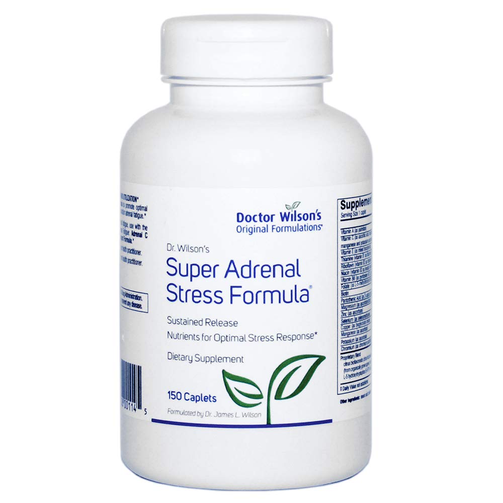 Doctor Wilson 's Original Applications Super Adrenal Stress Formule 150 Kaplet Adrenal, HPA Axis, Únava a Energetická podpora