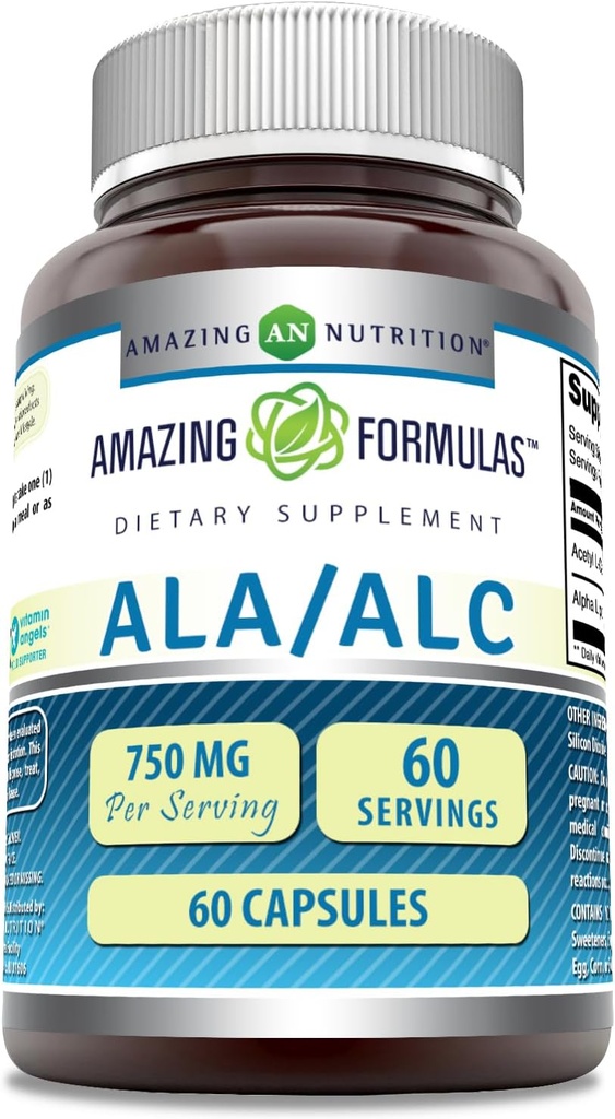 Amazing Nutrition Ala / ALC 750 Mg 60 Počet