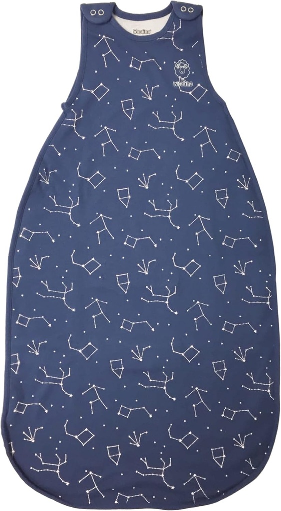 Woolino Big Kid Spací pytel, 4 sezóna Baby Sleep Sack, Merino Wool a Organic Cotton Wearable Blanket, 4-6 let