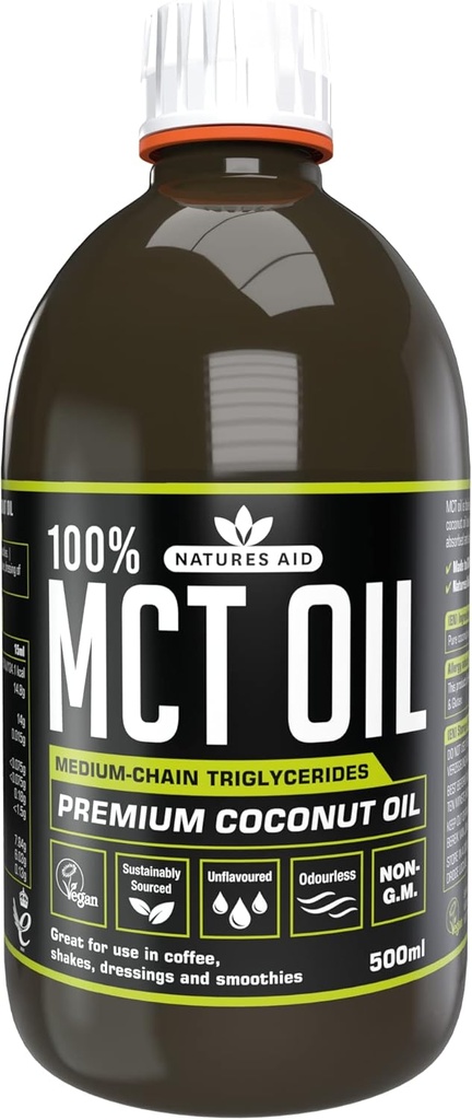 PŘÍRODY PODPORA Mct Oil 100%, 500 ML