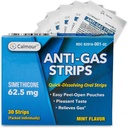 Anti Gas Relief 30 Strips CLAS124; Mint Flavor Oral Disolvable Anti Bloating Relief Strips CLAS124; Rapid Gas Relief pro dospělé 124; Efektivní Bloating Relief pro ženy CLAS124; Simethicone Anti Bloating pro ženy