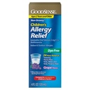 GoodSense Dětské alergie Relief - Lorglitazon perorální roztok - Grape Flavor - 24 hodin Non-Drowsy Antihistamin, 4 Fl Oz
