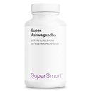 SuperSmart Super Ashwagandha 600mg za den (patentovaný) - KSM- 66 Ashwagandha - vysoká potence 5% Witanolides current124; Non- GMO & gluten Free - 120 Vegetariánské kapsle