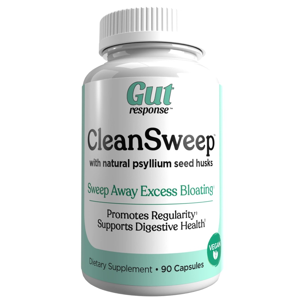 CleanSweep Kapsle, Podporuje zdravé Bowel Movements, Dědičná podpora zdraví, Promotes Regularity, Přírodní Psylium Seed Husk, Denní Fiber Dodatek, 90 Kapsle, 90 Služební