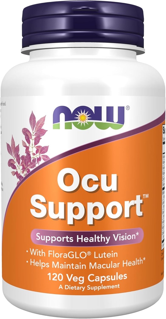 Nyní Potraviny doplňky, Ocu Support ™ s FloraGLO ® Lutein, plus vitaminy A, C a E, 120 Veg kapsle