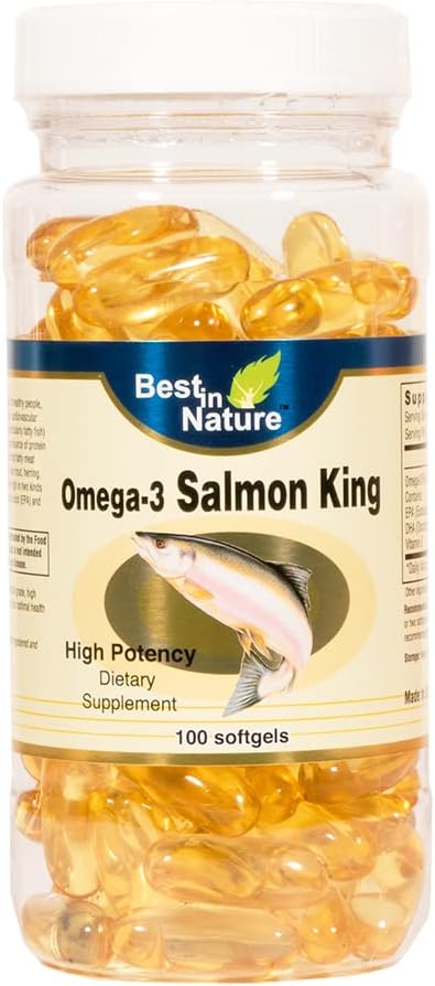 Omega33 Salmon King Fish Oil 1000mg 100softgels - vysoká potence EPA / DHA. Omega33 Mastné kyseliny