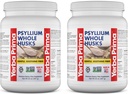 Yerba Prima Celý Psylium Husk Fiber dodatek 20 oz (Balení po 2) - Vegan, gluten Free, Non- GMO