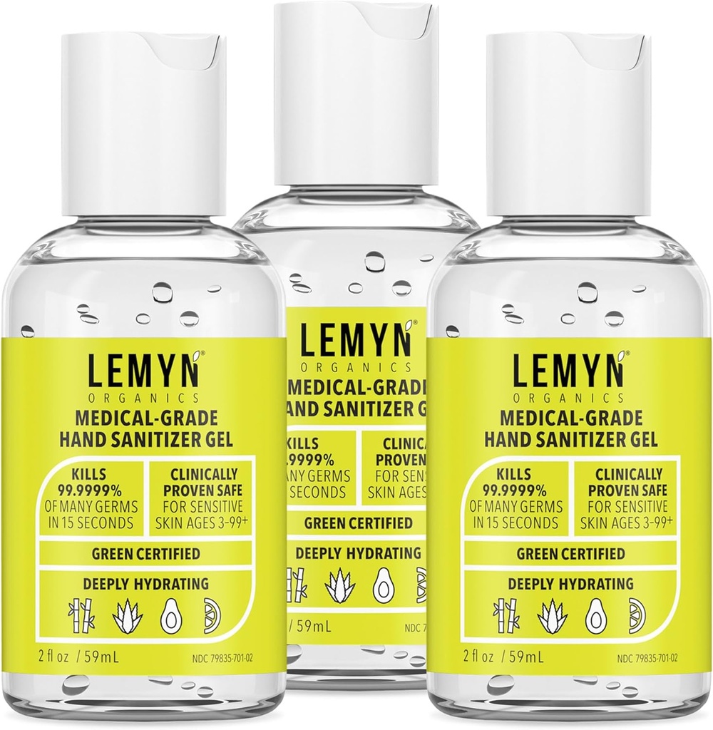 Sanitizér Gel - 97% organický - 2 FL.oz. BALENÍ ZE 3