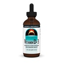 Zdroj Naturals Vitamin D-3 Liquid Kapky 2000 iu Podporuje kosti a imunitní zdraví * - 2 Fluid oz