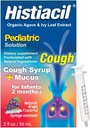 Histiacil Organic Agave Jarabe para TOS, Infants 2 months and older, Cough + Mucus Relief Made with Agave & Ivy Leaf Extract, Pediatric Formule for Children 's Daytime Mucus Grape Flavor, 2 fl oz
