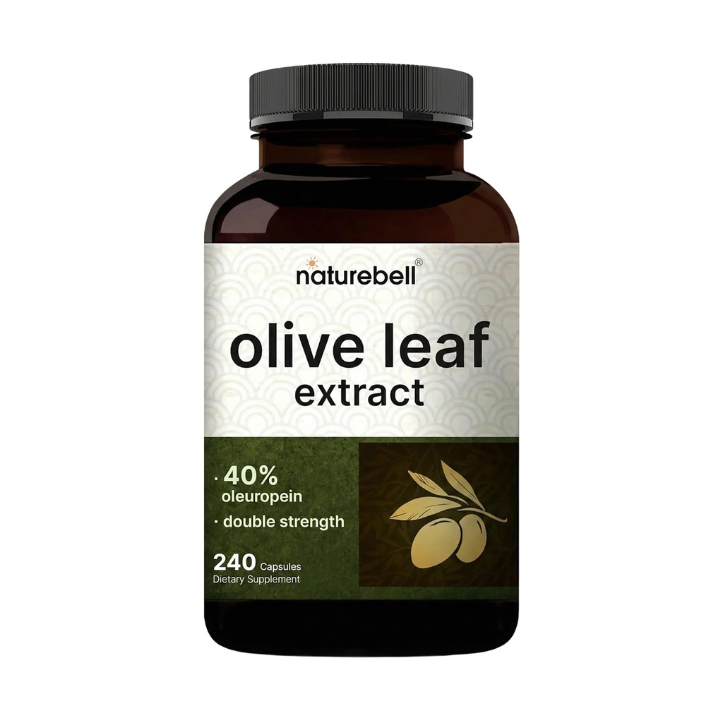 Olive Leaf Extract 30000mg, 240 Kapsle 124; 40% Active Oleuropein, 50: 1 Herbal Ekvivalent - Bohaté na polyfenol a Flavonoid Antioxidanty pro imunitní a srdeční zdraví - Non- GMO