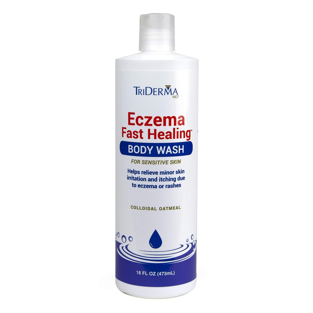 TriDerma Eczema Rychlé hojení Tělesné umytí pro citlivou pleť 16 Ounces