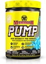 MAMMOTH PUMP - Předcvičení prášek, Superior svalová čerpadla, zvýšit sílu a vytrvalost, Explozivní energie a energie dodatek, zvýšené zaměření, rychlé zotavení, snížená citlivost (60 Slouží, modrá