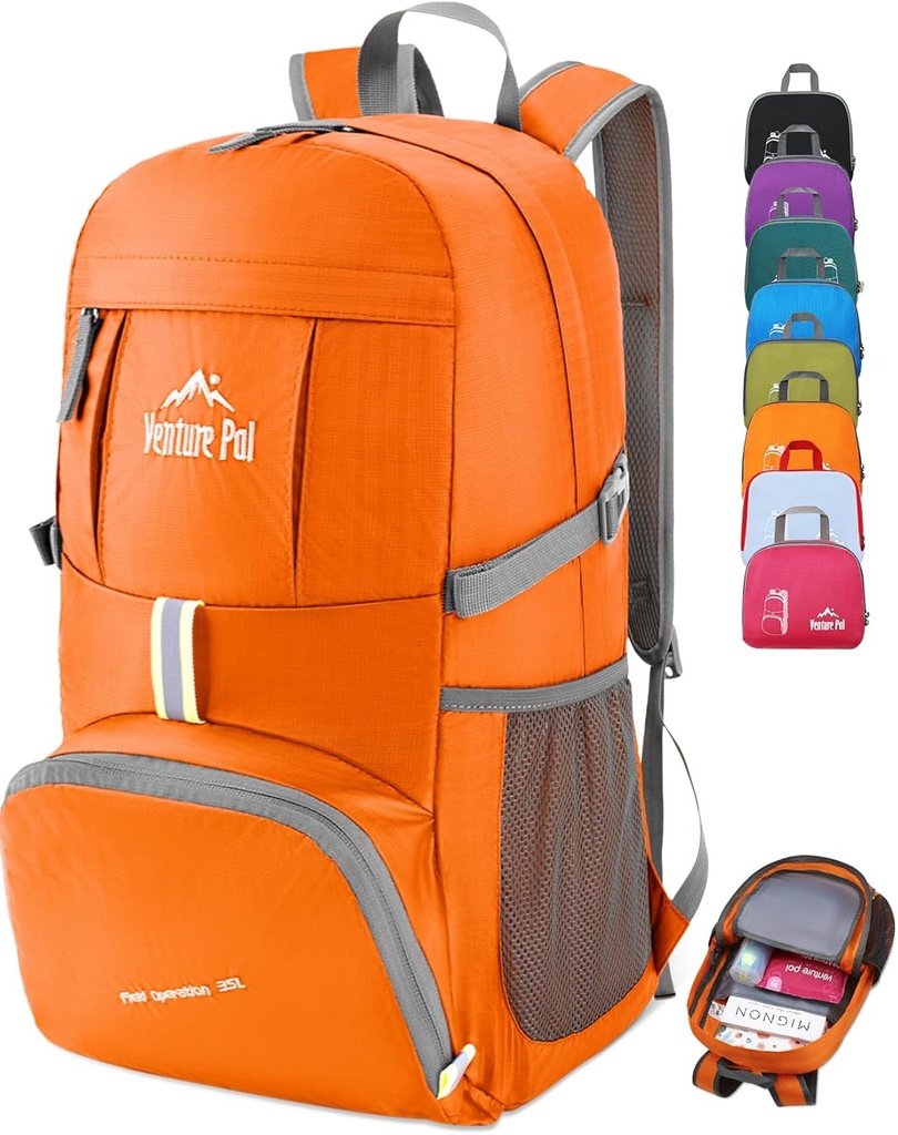 Venture Pal 35L Ultralight Lehký Packable Skládací cestovní kempování turistika venkovní sporty Batoh Daypack