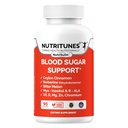Komplex cukru v krvi s Berberine, Ceylon Skořice, Panax Ginseng & Chrom - Podporuje metabolismus zdravého cukru - 90 NutriSulin Supplement Kapsle