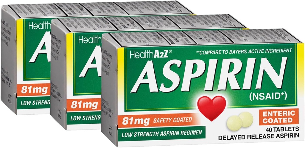 HealthA2Z ® Aspirin 81 mg iž