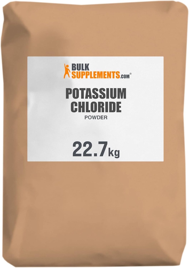 BulkSupplements.com Chlorid draselný Prášek - Chlorid draselný Slaný Substitut - Gluten Free, 200mg na Serving, 22.7g (50 liber) (Balení po 1)