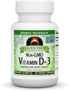 Zdroj Naturals Vegan True, Non- GMO Vitamin D- 3, dodatek stravy pro imunitní a kostní zdraví *, 2000 IU - 60 kapslí
