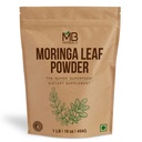 MB Herbals Moringa Leaf Powder 1 LB / 16 oz (454 Gram) CLAS124; 100% Pure Moringa Powder CLAS124; Easy Mixes in Drinks & Smoothies CLAS124; No Preservative