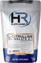 HR doplňky L- Citrulline DL- Malate 2: 1 Prášek, 500 Grams (1.1 Lbs), Neochucené, Lab- Testováno, Scoop Zahrnuto