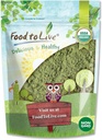 Potraviny pro živé organické Alfalfa Powder, 4 Ounces - Non- GMO, Vyrobeno ze syrových sušených celých mladých listů, Vegan, Bulk, Skvělé pro pečení, Juices, Smoothies, Tea & Drinky. Dobrý zdroj vlákniny a bílkovin