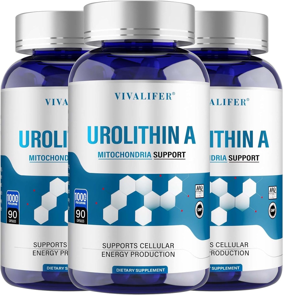 Urolithin A dodatek 1000 mg, 270 Softgels Výkonná antioxidant ochrana, Podpora zdraví stárnutí a Mitochondrial Zdraví a Opravy buněk podpora pro muže a ženy