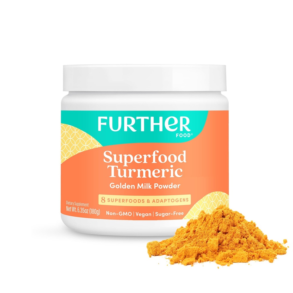 Další potraviny Nejlepší Turmeric Golden Milk Organic Turmeric Powder, Skořice, Zázvor & Black Pepper Maximální absorpce Společné zdraví, Gut zdraví, Sugar- Free, Vegan, Keto (6.35 oz)