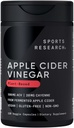 Sportovní výzkum jablečný ocet s Cayenne Pepper 124; Vyrobeno z organického fermentovaného jablečného moštu - non-GMO projekt ověřený & Vegan Certified (120 Veggie Kapsle)