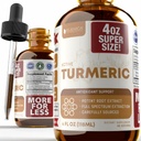 Rejuvica Zdraví Aktivní Kurkuma 4oz XL Super Size - Pokročilý tekutý doplněk tinktura - Kurkuma Longa Extract Drops - Kurkuma pouze kurkumy - Přirozeně okurkování kurkumin