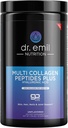 DR. EMIL NITRITION Multi kolagen Peptidy Powder - 20g neochuceného hydrolyzovaného kolagenového proteinu Powder with Hyaluronic Acid for Hair, Skin, Nails and Joints - 15 Serings
