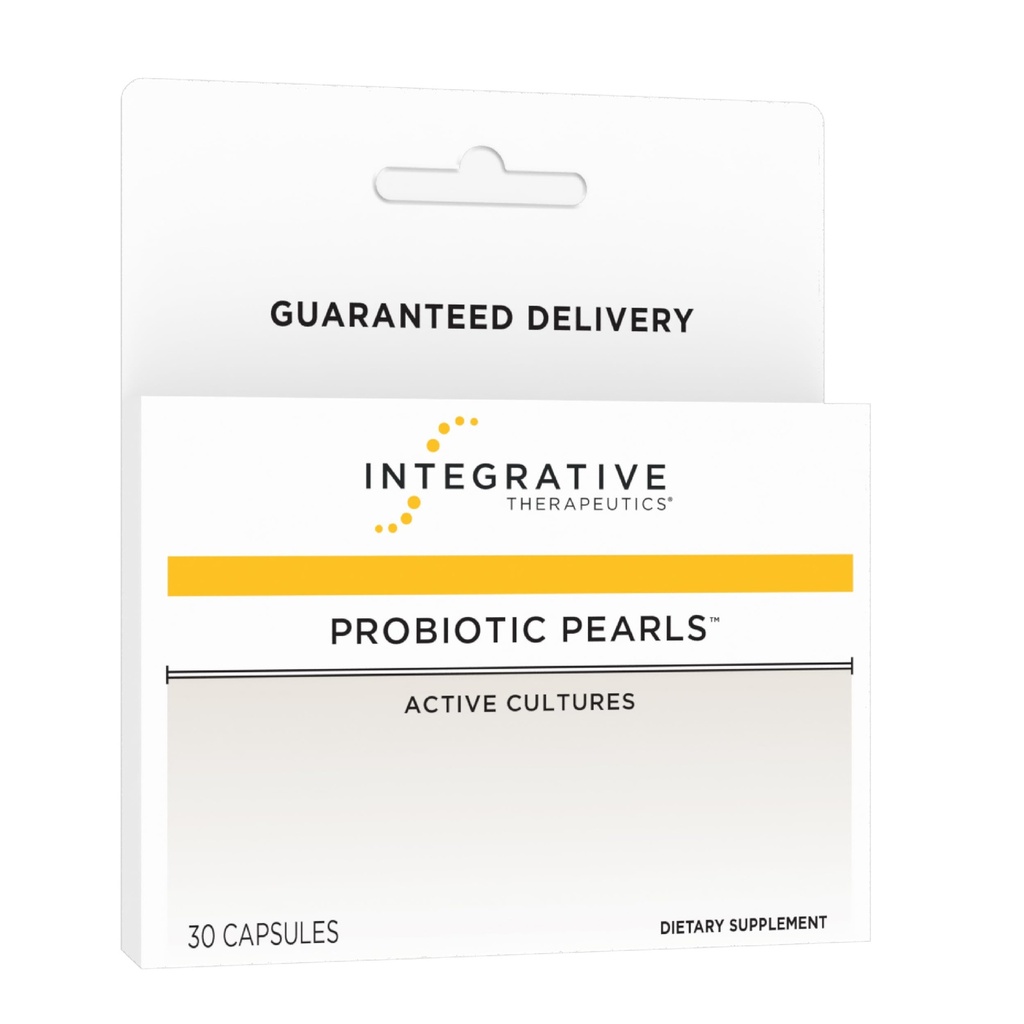 Integrační terapeutika Probiotické perly - Denní trávicí doplněk pro Gut Health Support * - Probiotické kapsle pro Imunitní podporu zdraví * - Soy- Free - 30 Počet (30 Služeb)