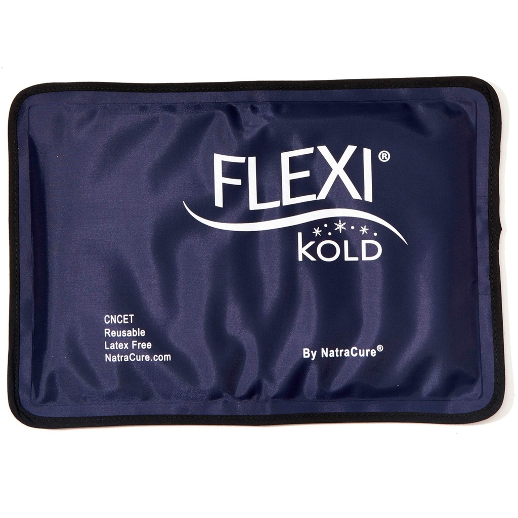 FlexiKold Gel Soft Flexible Ice Packs for Injuries - opakovaně použitelný mrazící studený balíček, studené komprese a chlazení Gel Pad for Face, Rameno, Hip, Leg, Arm, Ankle & Foot Injury - Medium - 7,5 "x 11.5"